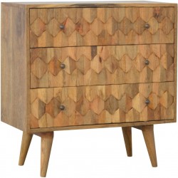 Gatten Chests of Drawers with Pineapple Carved Drawer Fronts