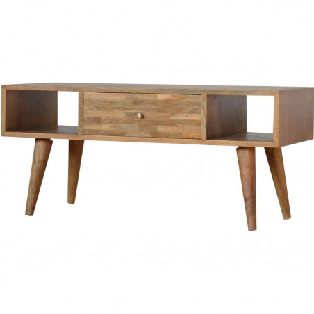 Chester Mixed Wood Coffee Table - Oak Angled View