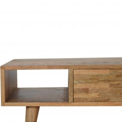 Chester Mixed Wood Coffee Table - Oak Front detail