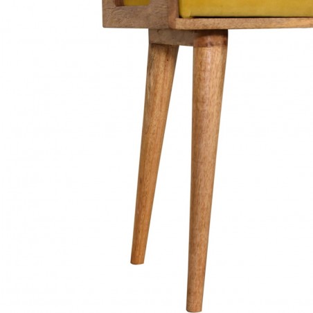 Gieves Tray Style Footstool - Mustard Leg Detail