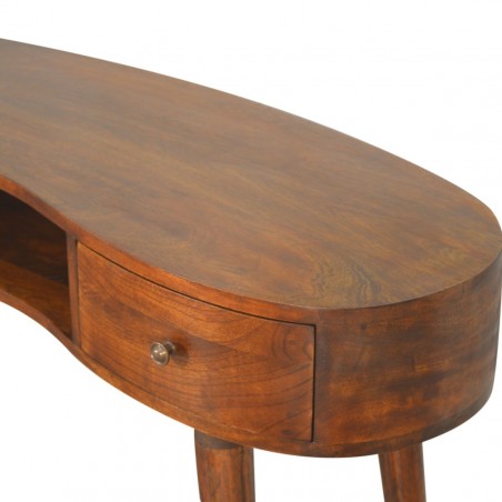 Chester Wave Writing Desk Top detail