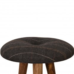 Chester Tweed Pattern Footstool Cushion Detail