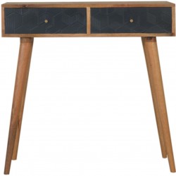 Acadia Navy Console Table Front View