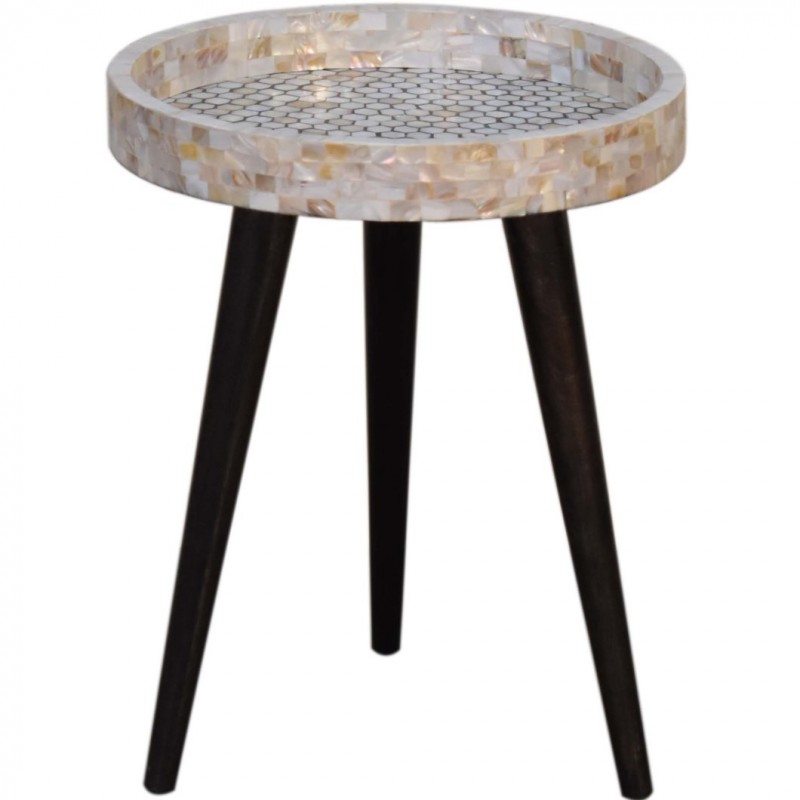 Geo Honeycomb Mosaic End Table