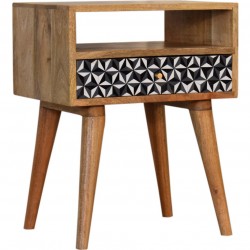Tomtens Mosaic One Drawer Bedside Table