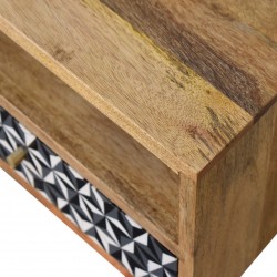 Tomtens Mosaic One Drawer Bedside Table Top Detail
