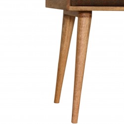 Gieves Tray Style Tweed Footstool - Multi Leg Detail