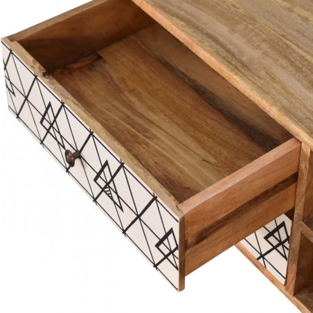 Gemini Media Unit with Open Slots Drawer Detail