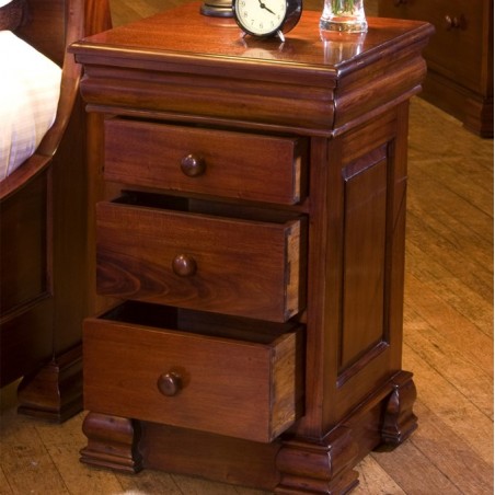 Forenza Four Drawer Mahogany Side Table