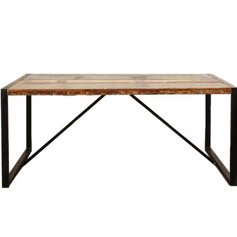 An image of Akola Large Reclaimed Wood Dining Table