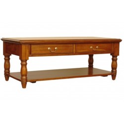 La Reine Coffee Table with Two Drawers