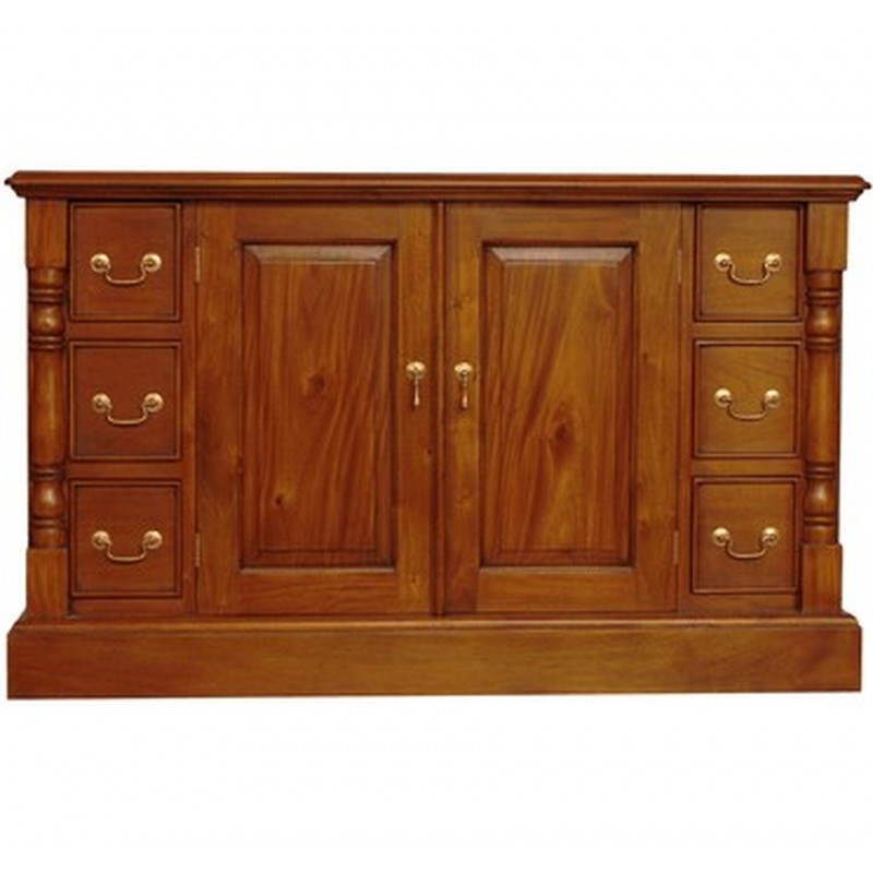 An image of La Reine Large Solid Mahogany Sideboard
