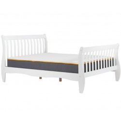 Belford White Pine Double Bed Frame with Mattress