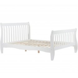 Belford White Pine Double Bed Frame