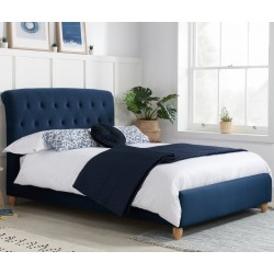 Brompton Fabric Upholstered Bed Mood Shot