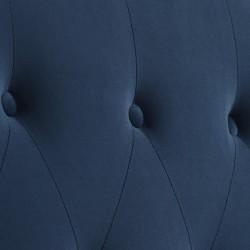 Brompton Fabric Upholstered Bed Button Detail