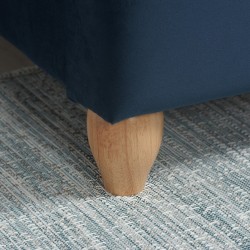 Brompton Fabric Upholstered Bed  Leg Detail