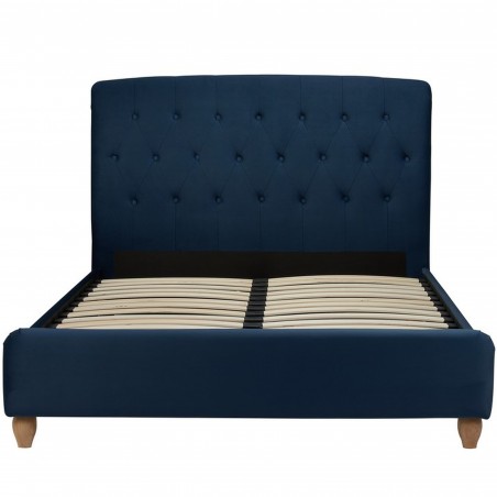 Brompton Fabric Upholstered Bed Front View