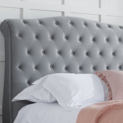 Colorado Fabric Upholstered Bed Headboard Detail