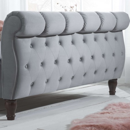 Colorado Fabric Upholstered Bed Footboard Detail