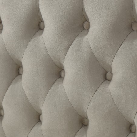 Copenhagen Fabric Upholstered Bed Button Detail