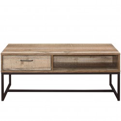 Camden Urban One Drawer Coffee Table Front View