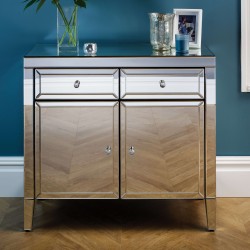 Valencia Two Drawer Two Door Sideboard Mood Shot Front View
