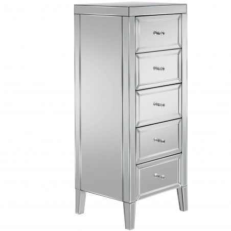 Valencia Five Drawer Narrow Chest