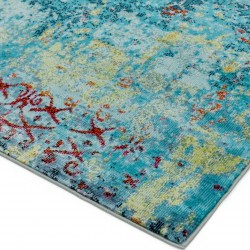 Amelie AM10 Vintage Abstract Rug Edge detail