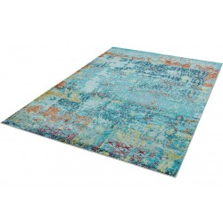 Amelie AM10 Vintage Abstract Rug Angled View