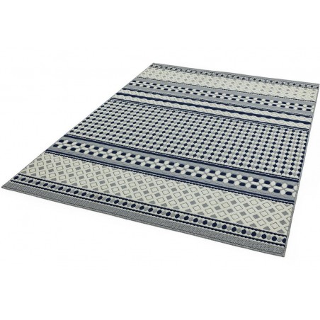 Antibes AN06 Geometric Indoor Outdoor Rug Angled View