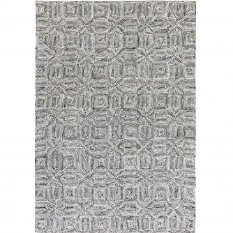 An image of Camden Geometric Wool Rug - 200cm x 300cm - Light Multicolour