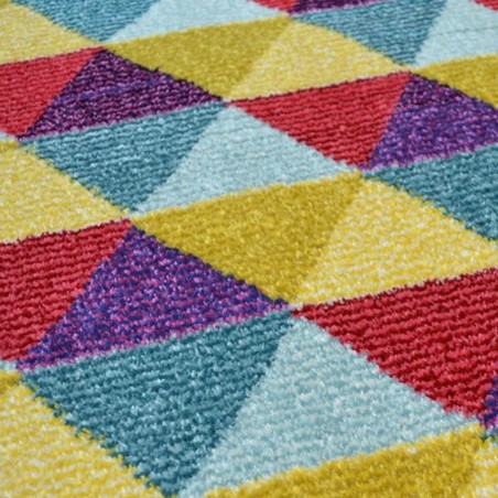 Colores COL07 Modern Optical Rug Pattern Detail