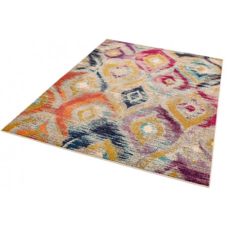 Colores COL08 Modern Abstract Rug Angled View