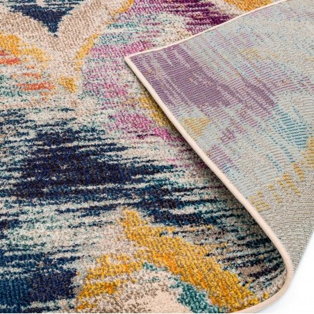 Colores COL08 Modern Abstract Rug Backing Detail