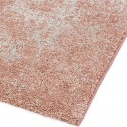 Dream DM04 Abstract Rose Pink Rug Edge Detail
