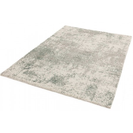 Dream DM06 Abstract Cream Sage Rug Angled View