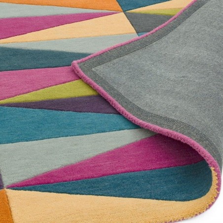 Funk Triangles Multi Rug Backing Detail