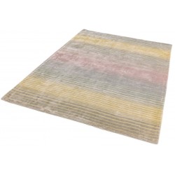 Holborn Pastel Striped Rug Angled View