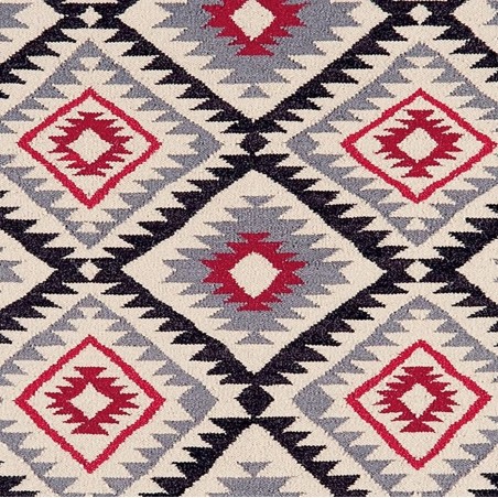 Kelim KM03 Tribal Rug Pattern detail