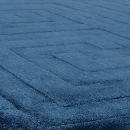 Kingsley Blue Rug Pattern Detail