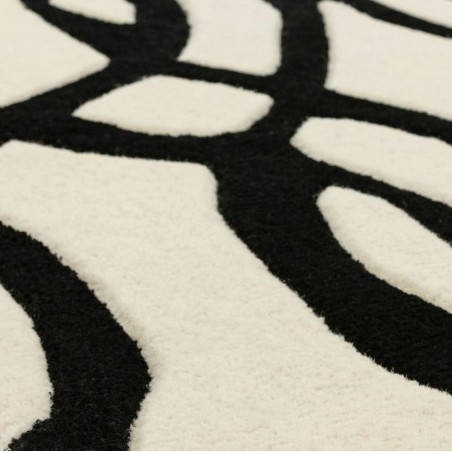 Matrix MAX35 White Wool Rug  Pattern Detail