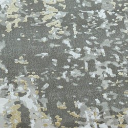 Olympia OL06 Grey Gold Abstract Rug Pattern Detail