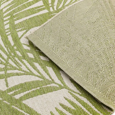 Patio PAT15 Green Palm Outdoor/Indoor Rug Backing Detail