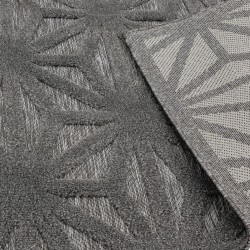 Salta SA01 Anthracite Indoor/ Outdoor Rug Backing Detail
