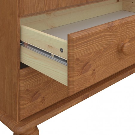 Richmond Extra Wide Chest of Drawers - Pine Drawer Detail