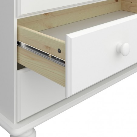 Richmond Extra Wide Chest of Drawers - Off White Drawer Detail