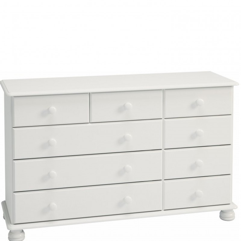 Richmond Extra Wide Chest of Drawers - Off White