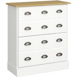 Nola Shoe Cabinet - White/Pine