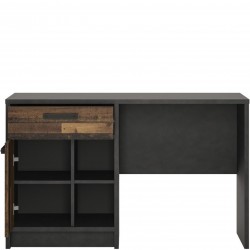 Brooklyn Desk with One Door and One Drawer Front View